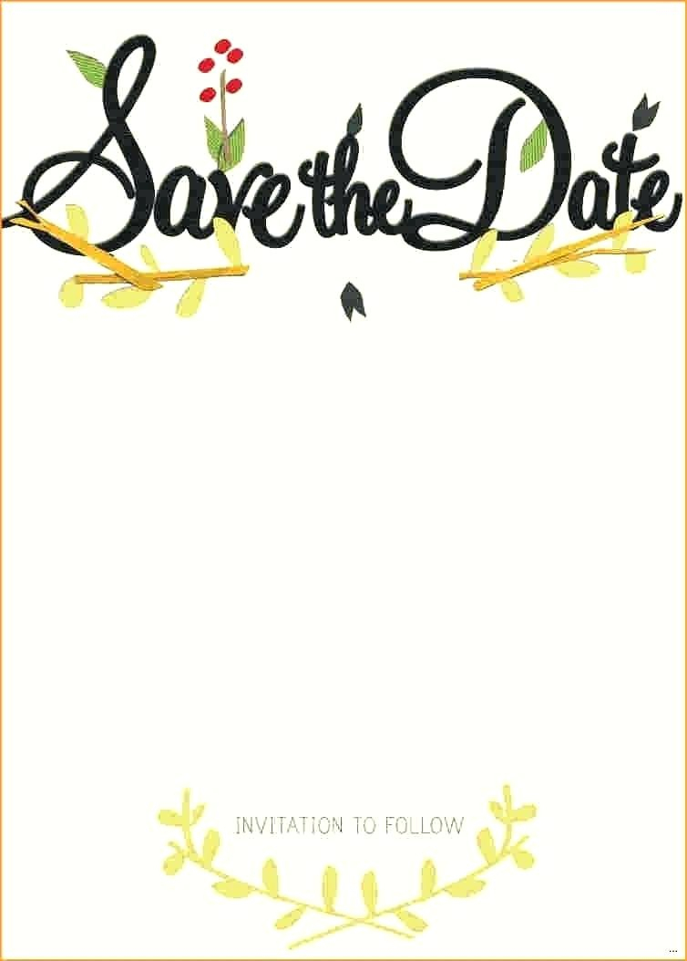 Free Wedding Luxury Printable Save The Date Invitation Templates - Free Printable Save The Date Invitation Templates