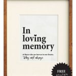 Free Wedding Memorial Signs + 5 Remembrance Ideas | Wedding Signs   Free Printable Wedding Decorations