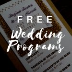 Free Wedding Program Templates | Wedding Program Ideas   Free Printable Wedding Program Templates