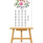 Free Wedding Seating Chart Printable   Free Printable Wedding Seating Chart Template