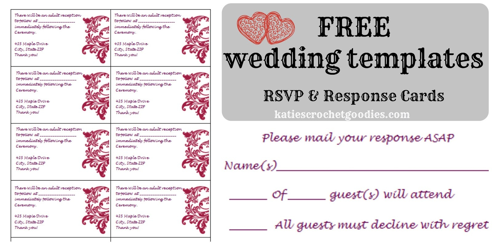 Free Wedding Templates Awesome Free Rsvp Template - Zlatadoor - Free Printable Rsvp Cards