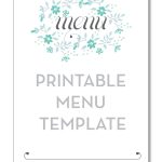 Freebie Friday: Printable Menu | Party Time! | Pinterest | Free   Free Printable Dinner Party Menu Template