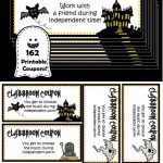 Freebie!! Spooky Style 162 Printable Classroom Coupons! 25 Different   Free Printable Halloween Homework Pass
