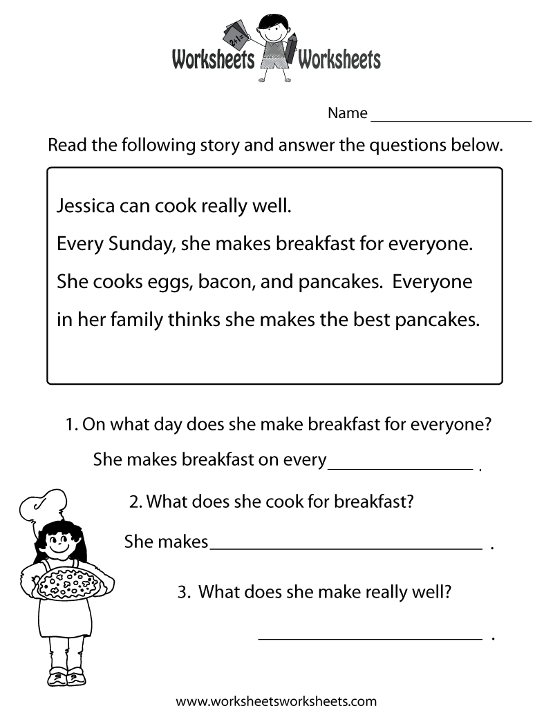 Freeeducation/worksheets For Second Grade |  Comprehension - Free Printable Groundhog Day Reading Comprehension Worksheets