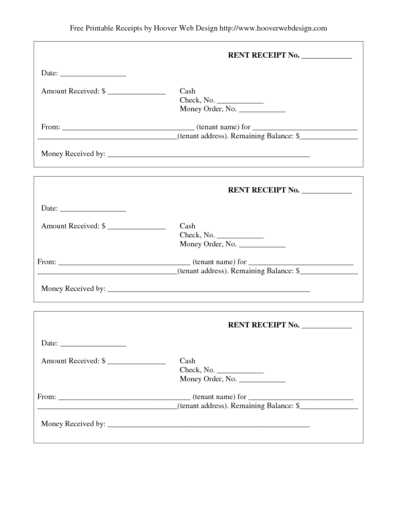 Generic Receipt Sample Forms Free Download 10 Best Of Blank Template