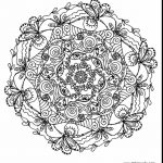 Fresh Magnificent Printable Mandala Coloring Pages Adults With Hard   Free Printable Mandala Coloring Pages For Adults