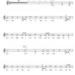 Frosty The Snowman Sheet Music | The Ronettes | Violin Solo   Free Printable Frosty The Snowman Sheet Music