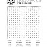 Fun & Free Printable Halloween Word Search   Thanksgiving   Free Printable Halloween Puzzles