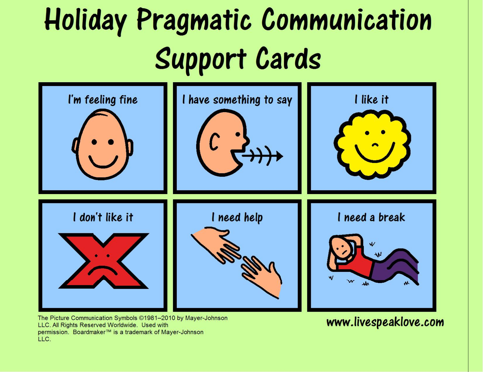 Functional Communication – Live Speak Love, Llc - Free Printable Picture Communication Symbols