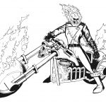 Ghost Rider Coloring Pages   Free Printable Ghost Rider Coloring Pages