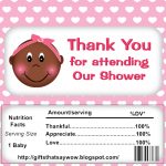 Gifts That Say Wow: Free Printable African American Baby Shower   Candy Bar Baby Shower Game Free Printable