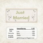 Gifts That Say Wow   Fun Crafts And Gift Ideas: Free Printable   Just Married Free Printable