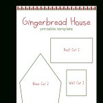Gingerbread House Templates For Free | Temploola   Gingerbread Template Free Printable