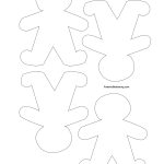 Gingerbread Men, Christmas Tree And Star Printables   Gingerbread Template Free Printable