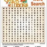 Giving Thanks Word Search Border Puzzle Maker Online ~ Themarketonholly   Word Search Maker Online Free Printable