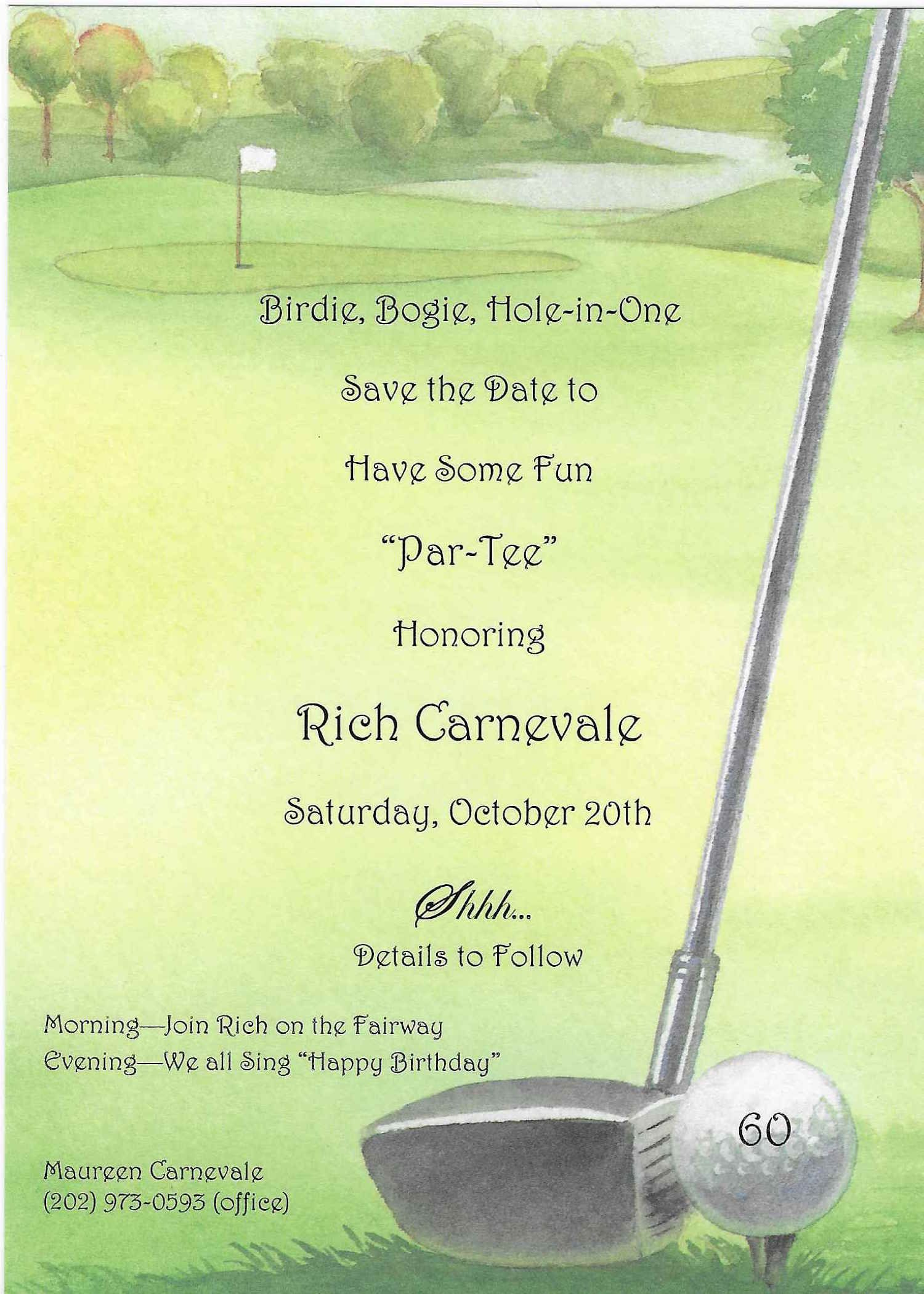 Free Printable Golf Stationary Free Printable
