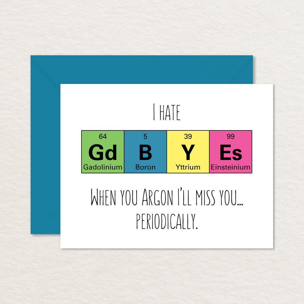 Goodbye Card Printable / Funny Goodbye Card / Nerdy Goodbye | Etsy - Free Printable Goodbye Cards