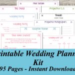 Gorgeous Free Wedding Planning Book 7 Free Printable Wedding Planner   Free Printable Wedding Planner Forms