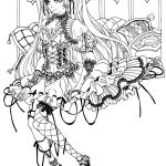Gothic Fairy Coloring Pages Printable   Free Printable Coloring Pages For Adults Dark Fairies