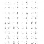 Grade 6Th Grade Worksheets Fractions | Learning Printable | Math   Free Printable Math Worksheets For 6Th Grade