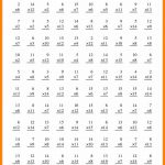 Grade Worksheets Divisionlems Timed Test Multiplication And Pdf Word   Free Printable Multiplication Speed Drills