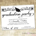 Graduate Invites, Glamorous Grad Party Invites To Design Party   Free Printable Graduation Party Invitations 2014