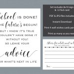 Graduation Wishes Advice Cards Template   28 Images   Advice Cards   Free Printable Graduation Advice Cards