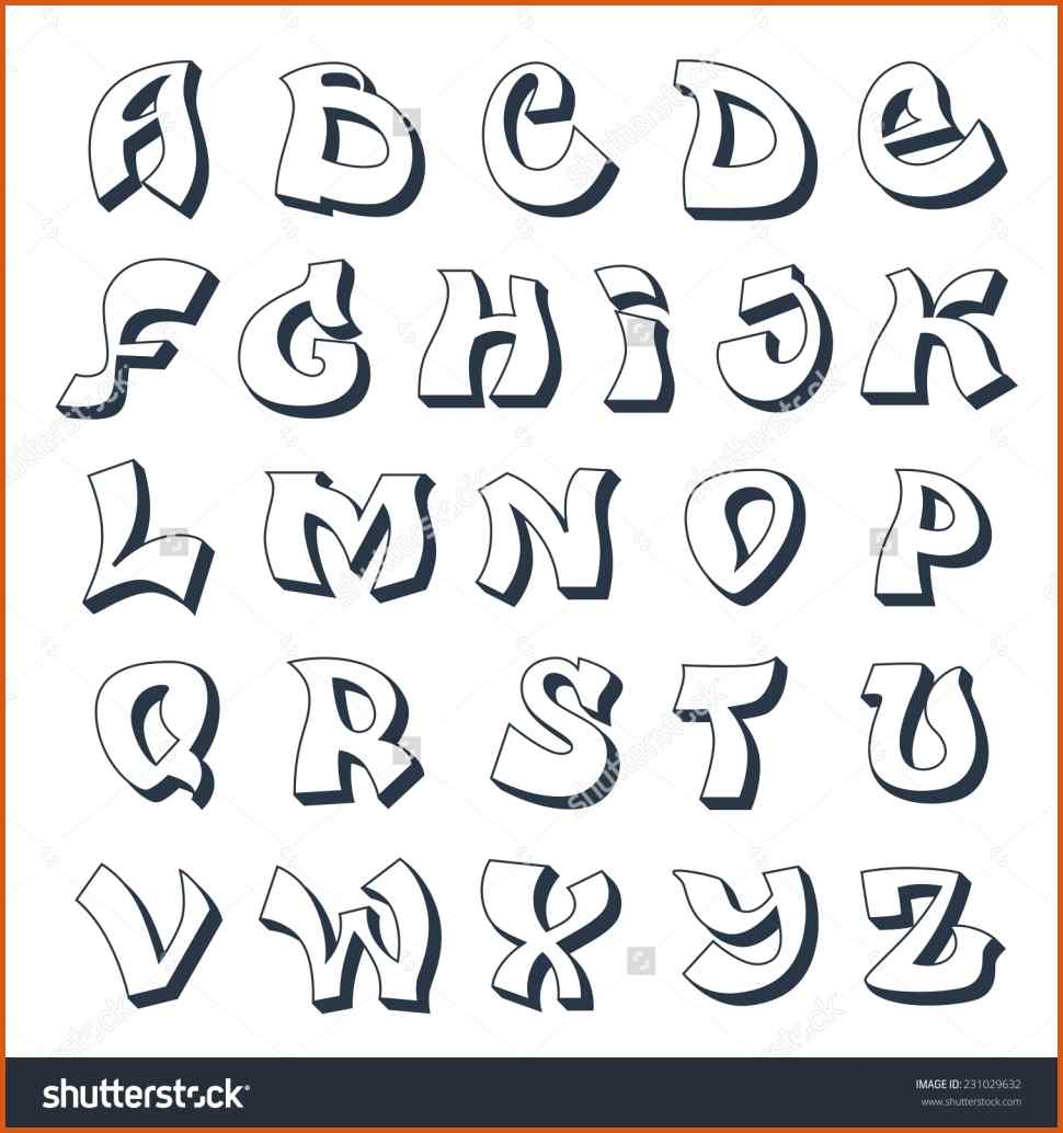 Graffiti Alphabet Letters Az Amazing Free Printable Styles Letter - Free Printable Graffiti Letters Az