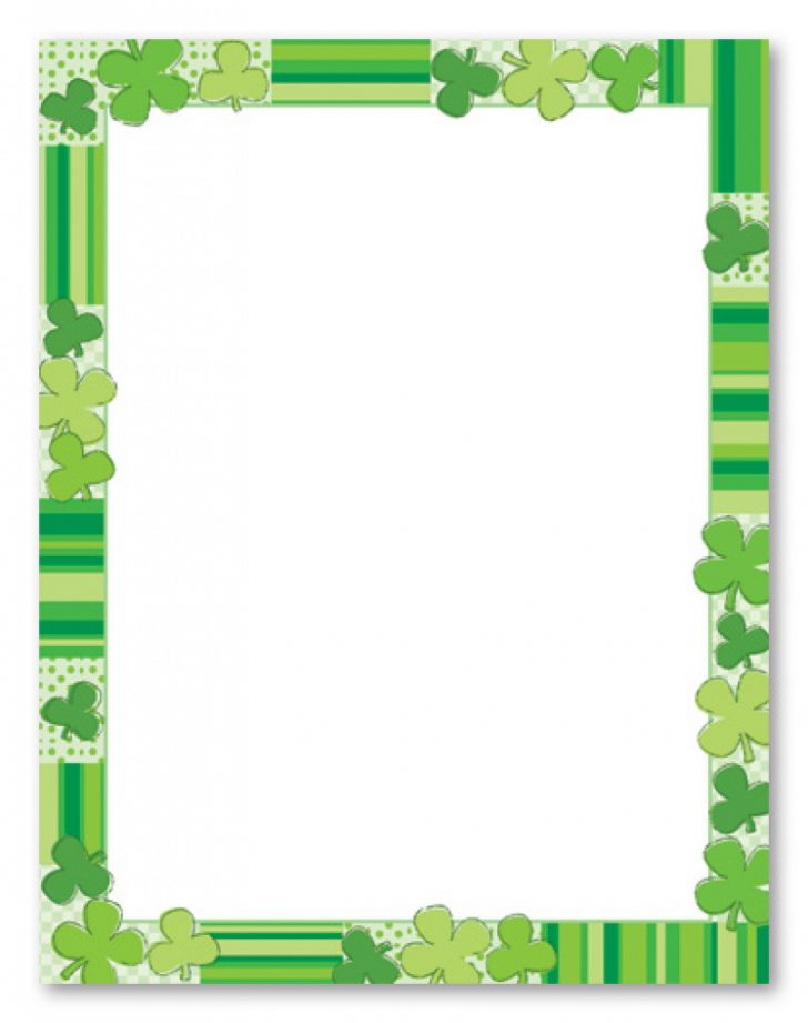 Green Clovers Stationery Letterhead Myexpression, 9104 For Free - Free ...