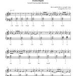 Hallelujahjeff Buckley Piano Sheet Music | Intermediate Level   Hallelujah Piano Sheet Music Free Printable