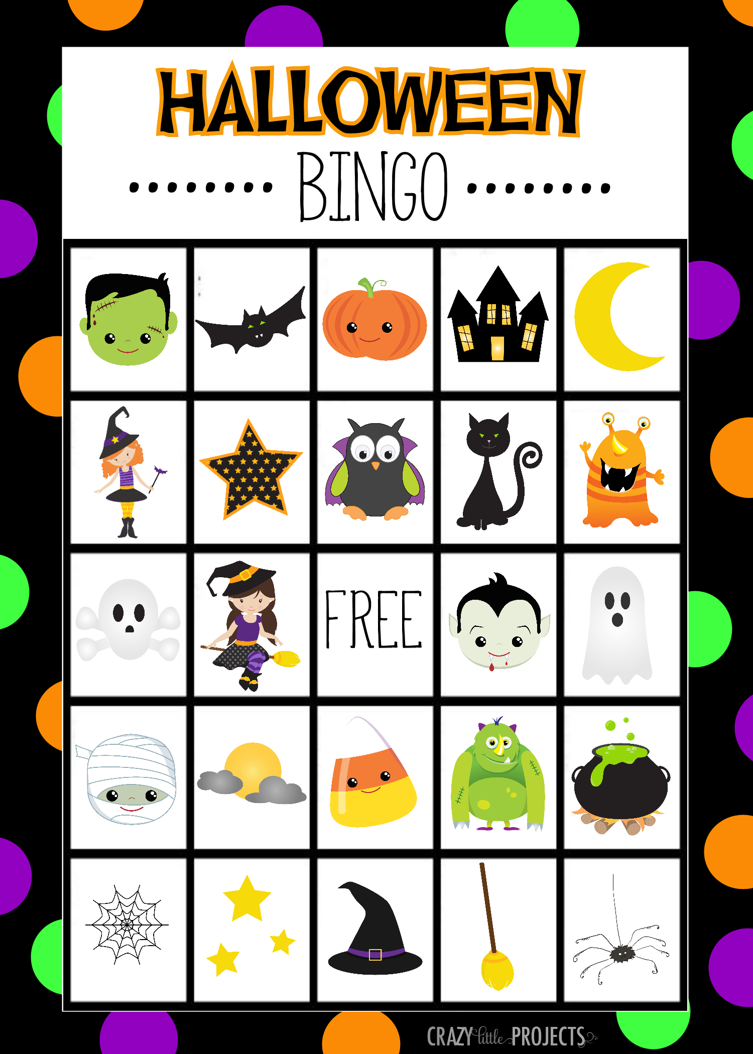 Halloween Bingo - Cute Free Printable Game | Halloween | Pinterest - Free Printable Halloween Party Games