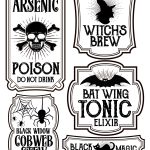 Halloween Bottle Labels   Free Printables   Potions Labels | Art   Free Printable Potion Labels
