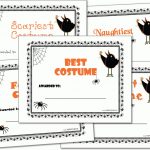 Halloween Costume Award Certificates, Halloween Printables   Free Printable Halloween Award Certificates