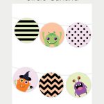 Halloween Monster Printable Garland | Free Party Printables   Free Printable Halloween Place Cards