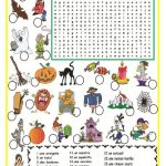 Halloween Mots Cachés | Fle | Halloween Worksheets, Halloween   Free Printable French Halloween Worksheets