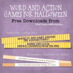 Halloween Party Games For Kids And Grownups, Too!   Onecreativemommy   Free Printable Halloween Party Games