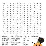 Halloween Word Search Free Printable | Halloween Coloring Sheets And   Halloween Puzzle Printable Free