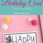 Hand Lettered Free Printable Birthday Card | Celebrating Birthdays   Free Printable Birthday Cards For Your Best Friend