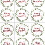 Hand Painted Gift Tags Free Printable | Christmas | Christmas Gift   Diy Christmas Gift Tags Free Printable