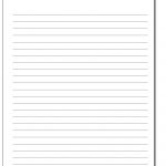 Handwriting Paper   Elementary Lined Paper Printable Free