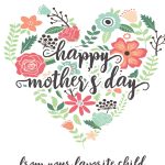 Happy Mothers Day Messages Free Printable Mothers Day Cards   Free Printable Mothers Day Card From Dog