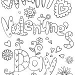 Happy Valentine's Day Coloring Page | Free Printable Coloring Pages   Free Printable Valentine Coloring Pages