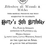 Harry Bpotter Binvite Mockblog Trend Free Harry Potter Invitation   Harry Potter Birthday Invitations Free Printable