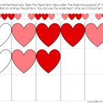 Heart Pattern Free Printable For Valentine's Day | Holidays   Free Printable Valentine Heart Patterns