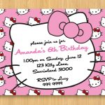 Hello Kitty Birthday Invitations Printable Free – Invitation   Hello Kitty Birthday Card Printable Free