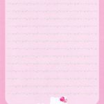 Hello Kitty | Borders,stationary,backgrounds | Free Printable   Free Printable Hello Kitty Stationery