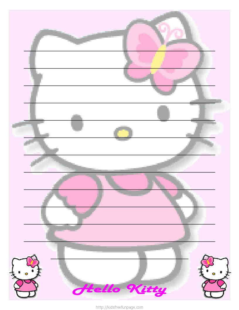 Hello Kitty Printables Hello Kitty Printable Letter Stationary Hello - Free Printable Hello Kitty Stationery