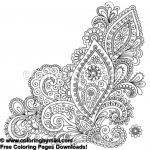 Henna Tattoo Design Coloring Page #654 | Tribal   Free Coloring   Free Printable Henna Tattoo Designs