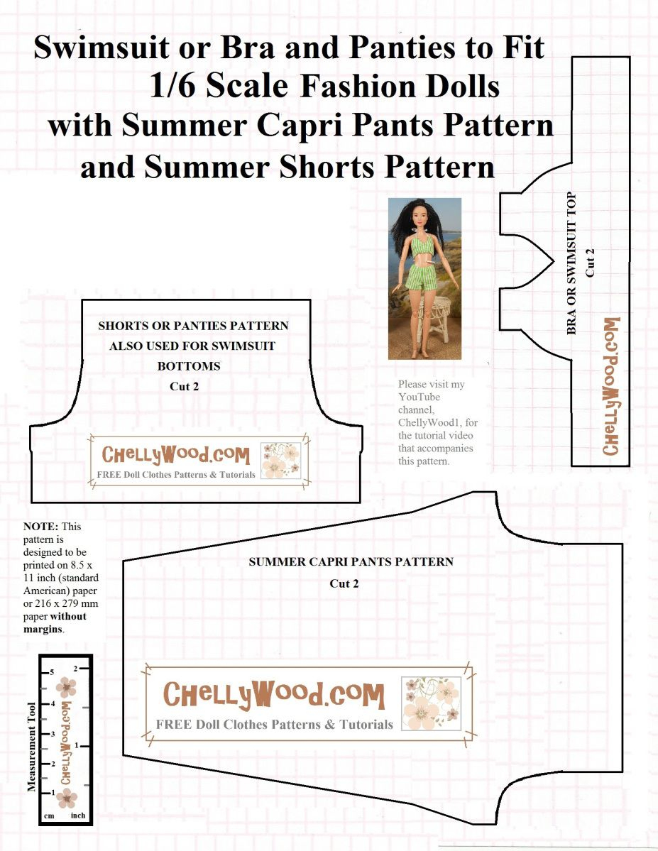 Here&amp;#039;s My Free, Printable Sewing Pattern For A Retro Swimsuit. As - Free Printable Sewing Patterns