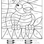 Hidden Picture Colornumber | Math Worksheets For Kids   Free Printable Math Coloring Sheets